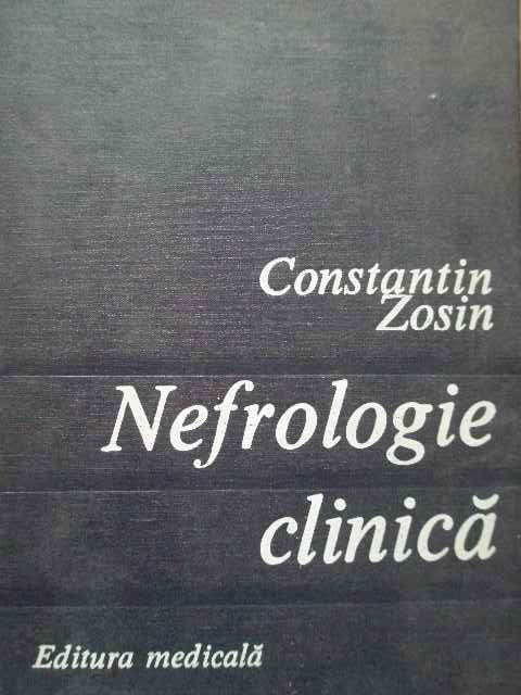 nefrologie clinica                                                                                   c. zosin                                                                                            