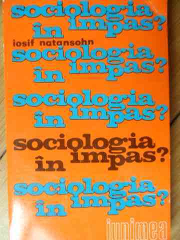 SOCIOLOGIA IN IMPAS?                                                                      ...