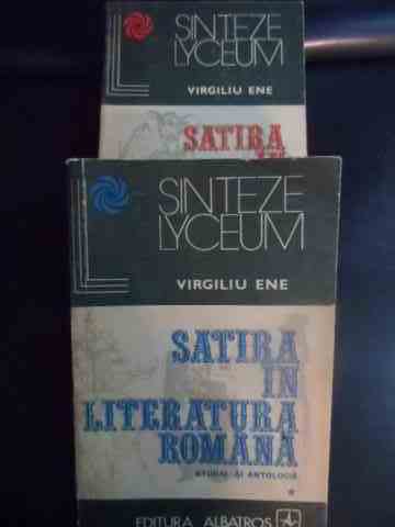 satira in literatura romana  vol.1-2                                                                 virgiliu ene                                                                                        