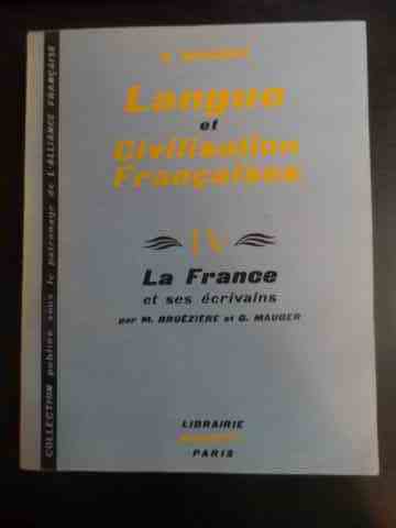 langue et civilisation francaises vol.4                                                              g. mauger                                                                                           