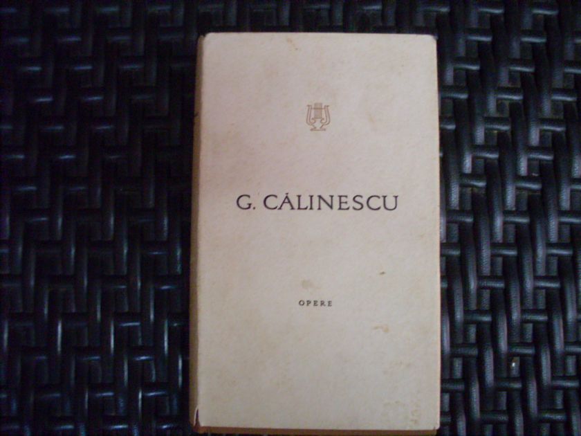 opere vol.6                                                                                          g. calinescu                                                                                        
