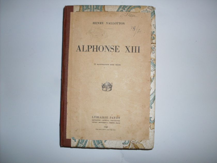 ALPHONSE XIII                                                                             ...
