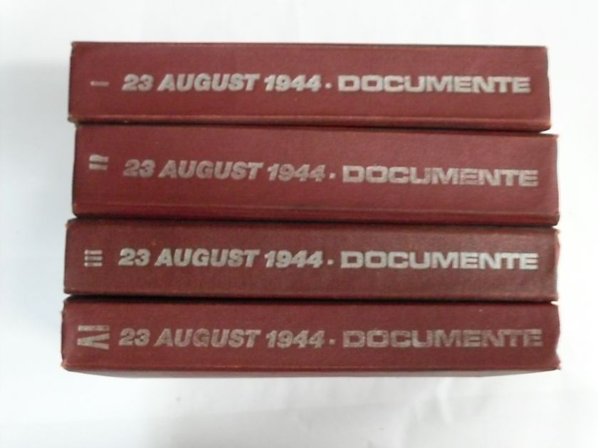 23 august 1944 documente vol.1-4                                                                     colectiv                                                                                            