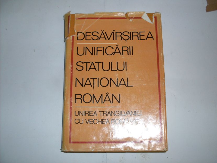 desavarsirea unificarii statutlui national roman                                                     colectiv                                                                                            