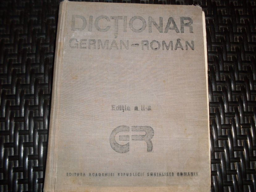 dictionar german-roman ed. a ii-a                                                                    colectiv                                                                                            