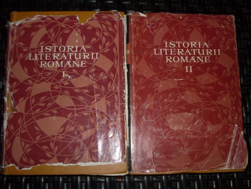 istoria literaturii romane vol 1-2                                                                   colectiv                                                                                            