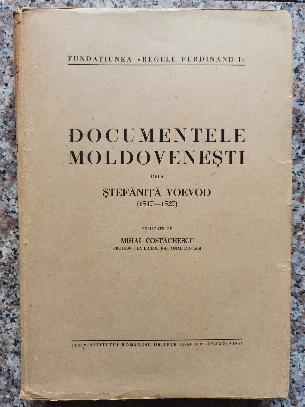 documentele moldovenesti de la stefanita voievod (1517-1527) - fara primele 65 de pagini             mihai costachescu                                                                                   