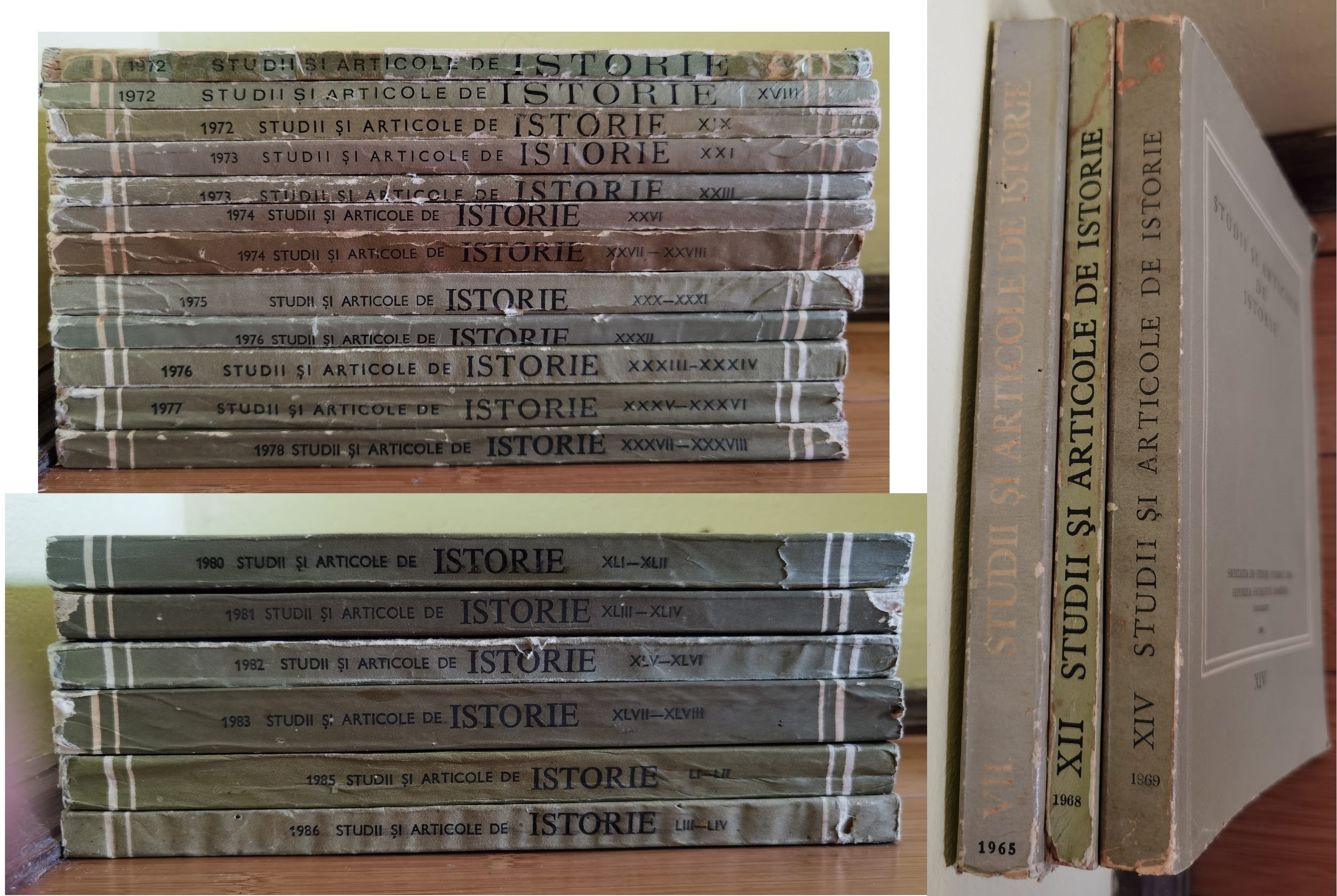 studii si articole de istorie 21 volume (1969-1986)                                                  colecitv                                                                                            