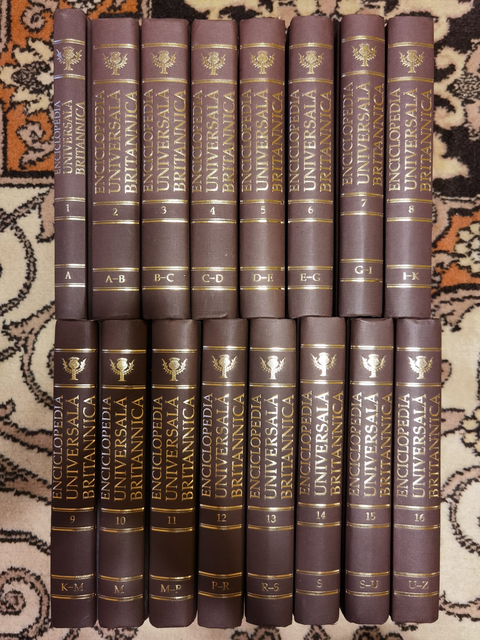 enciclopedia universala britanica vol 1-16 serie completa                                            a capella - agusin                                                                                  