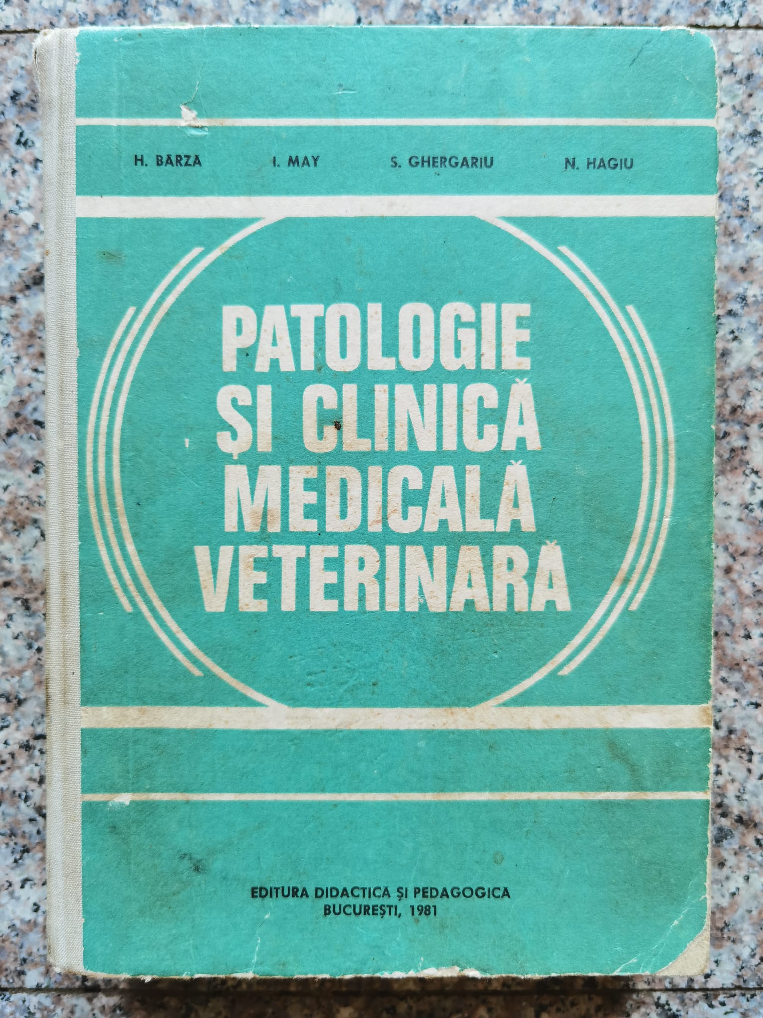 patologie si clinica medicala veterinara                                                             h. barza, i. may, s. ghergariu, n. hagiu                                                            