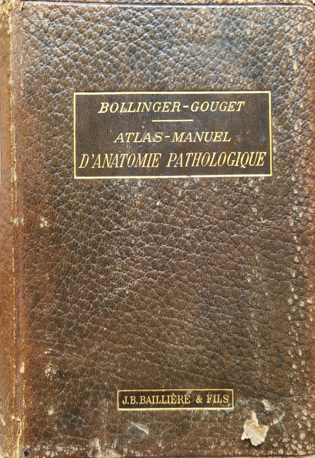 atlas-manuel d'anatomie pathologique (cu 137 planse color si 27 de figuri pe hartie groasa)          o. bollinger                                                                                        