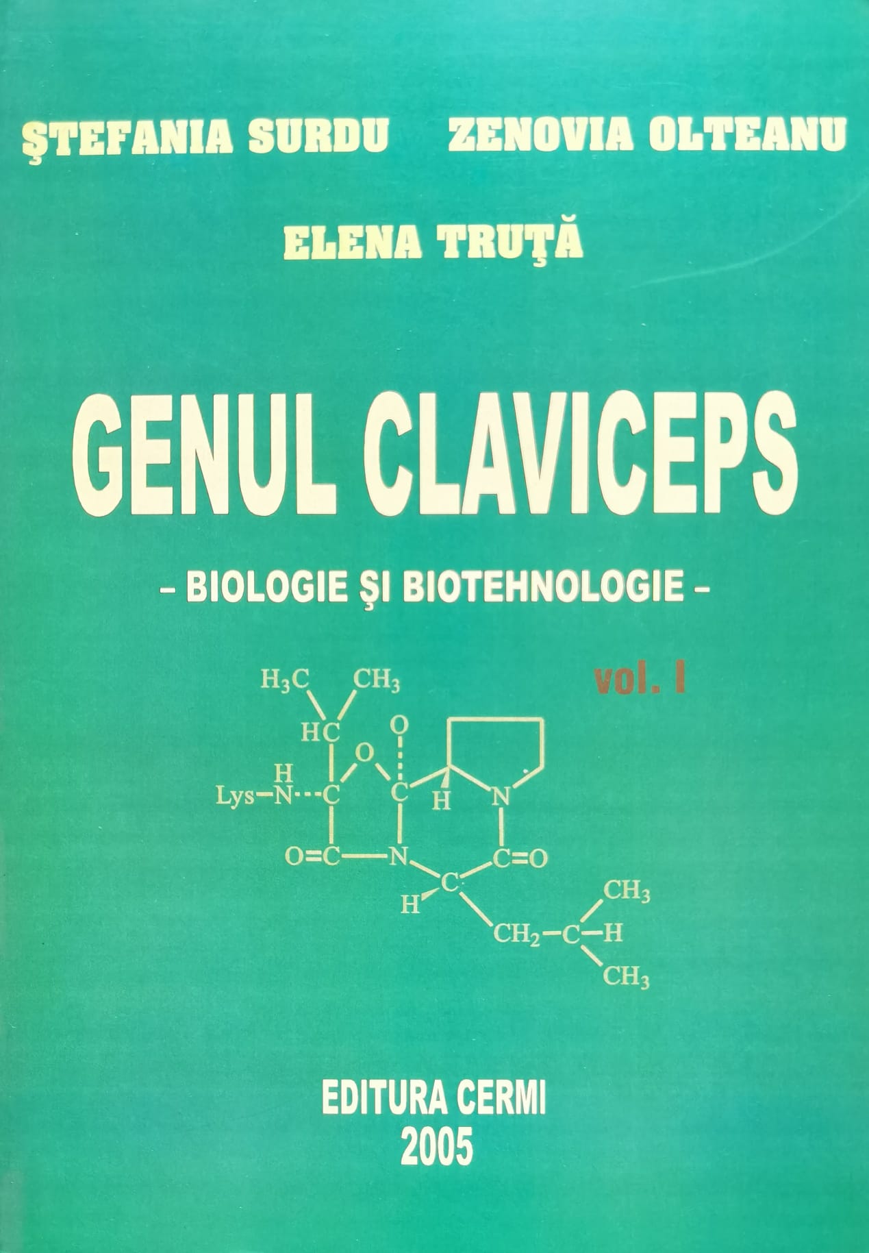 genul claviceps   biologie si biotehnologie vol. 1                                                   stefania surdu                                                                                      
