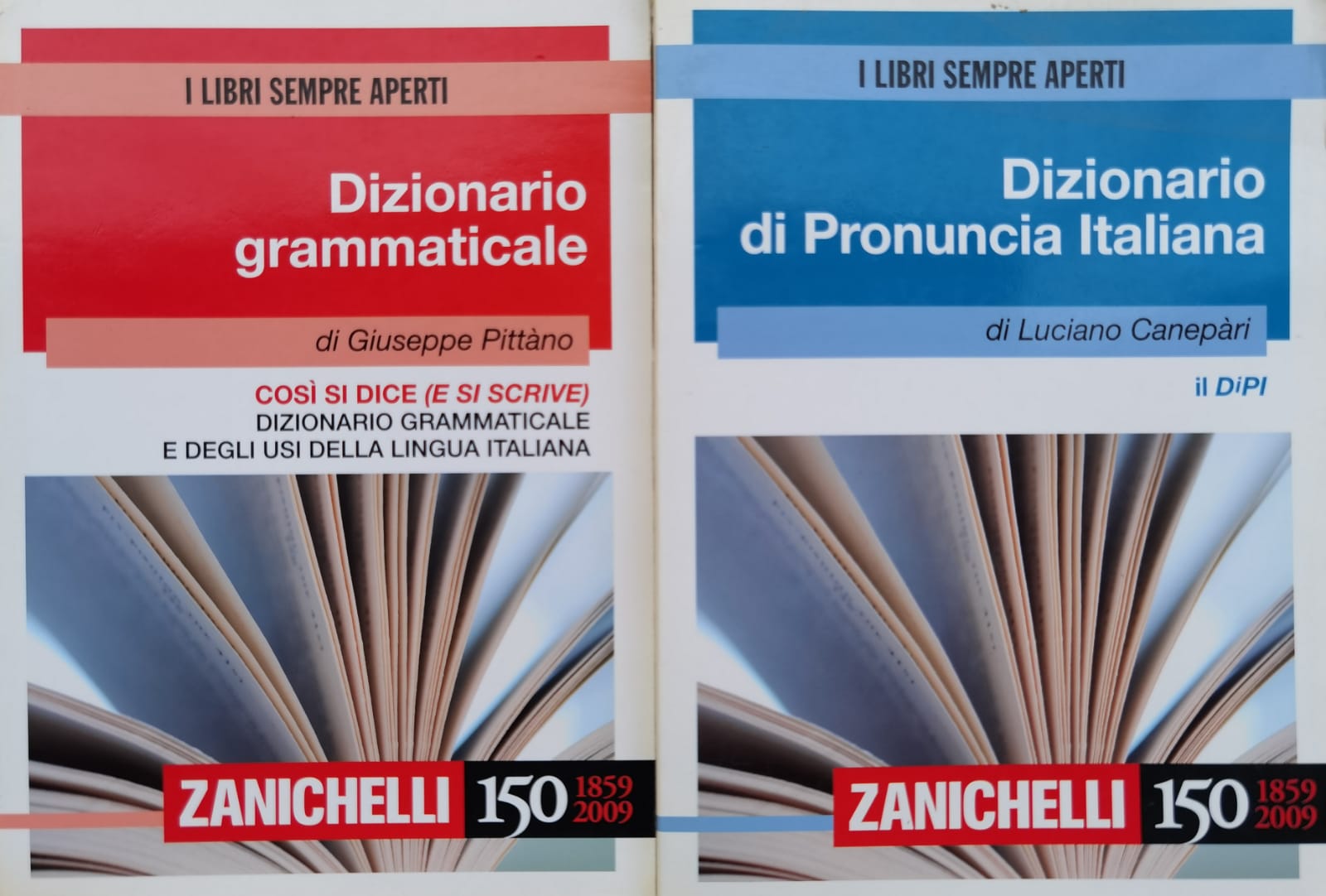 dictionar gramatical + dictionar al pronuntarilor in limba italiana                                  giuseppe pittano, luciano canepari                                                                  