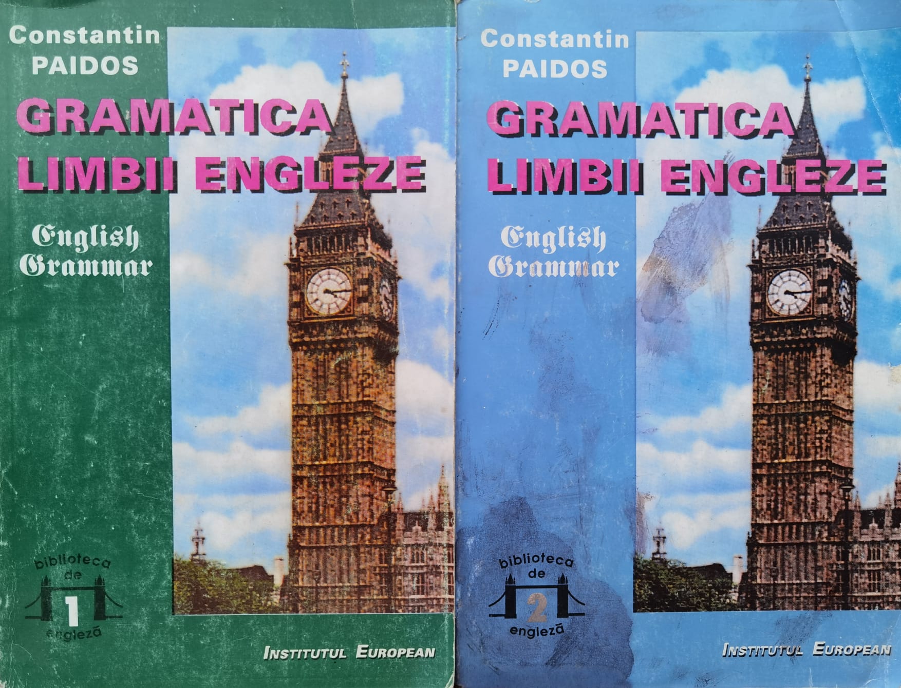 gramatica limbii engleze  vol.1-2                                                                    constantin paidos                                                                                   