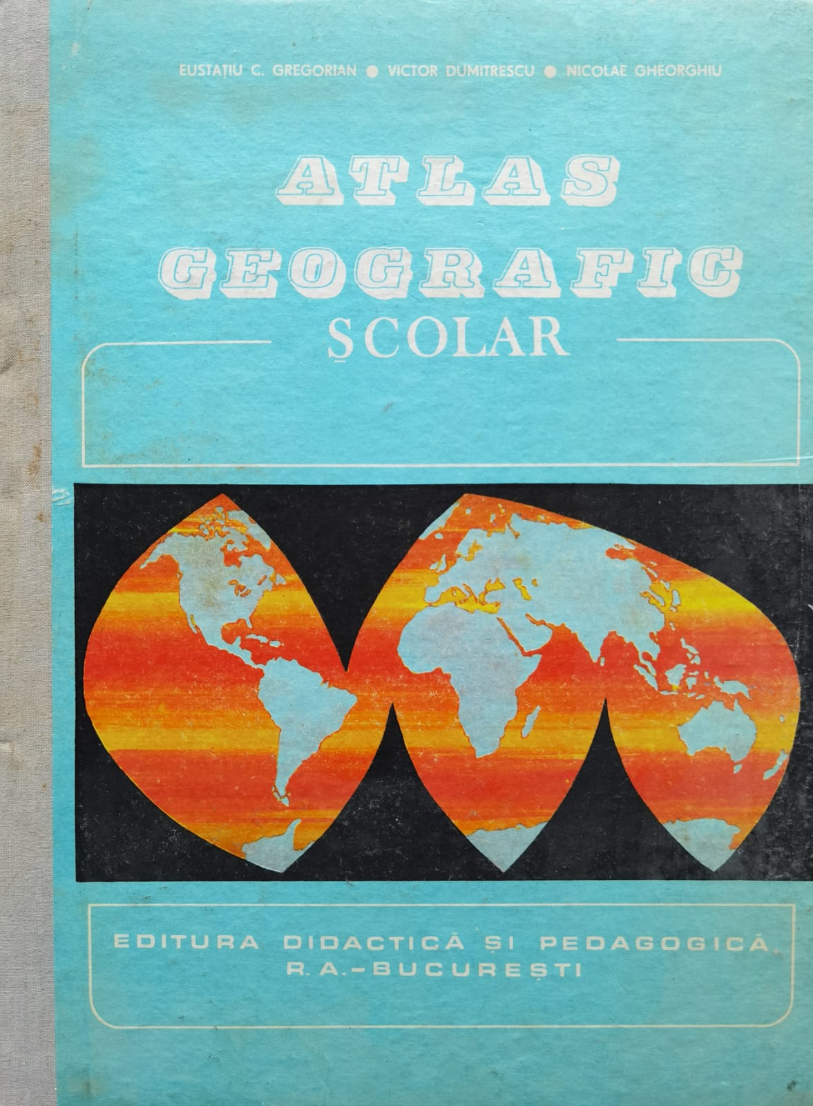 atlas geografic scolar                                                                               eustatiu c. gregorian                                                                               