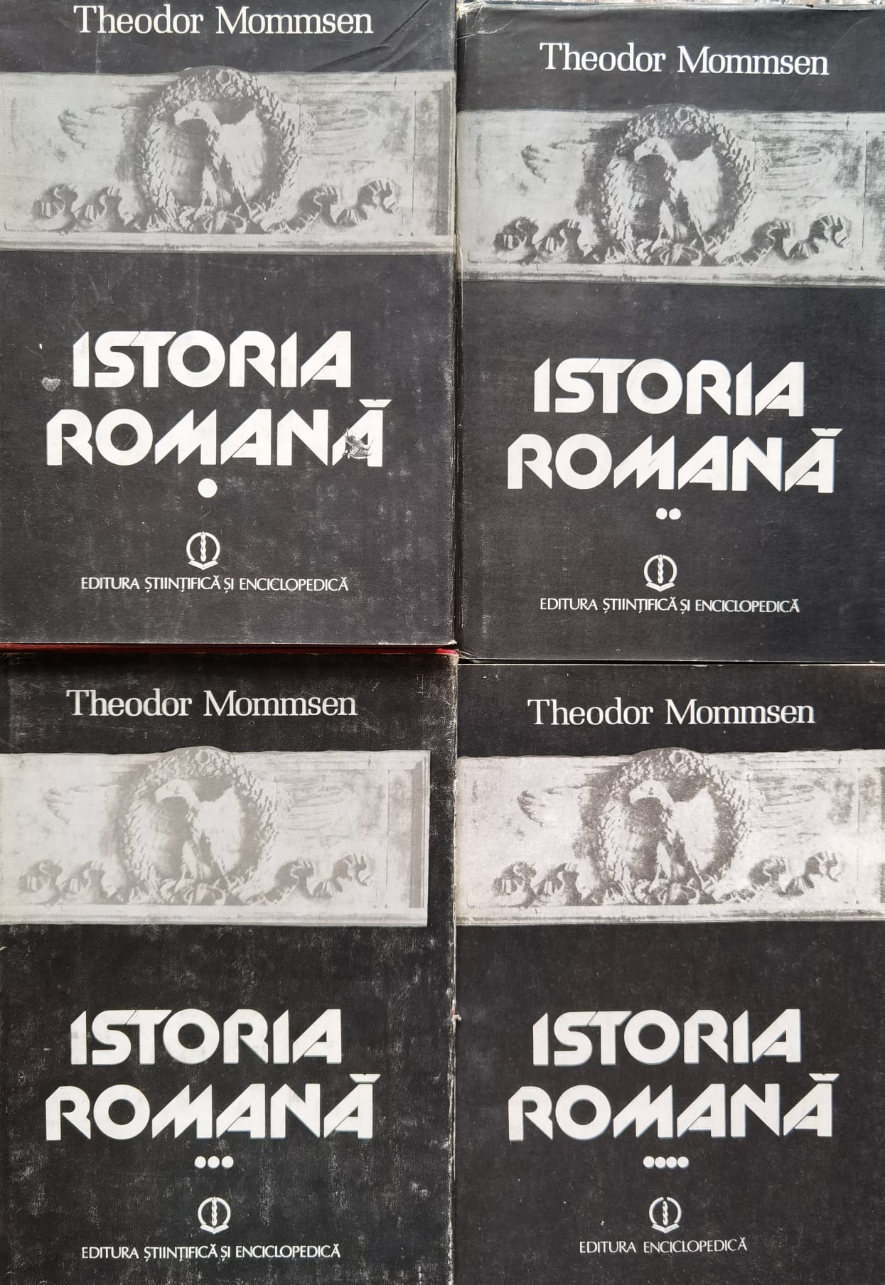 istoria romana vol.1-4                                                                               theodor mommsen                                                                                     