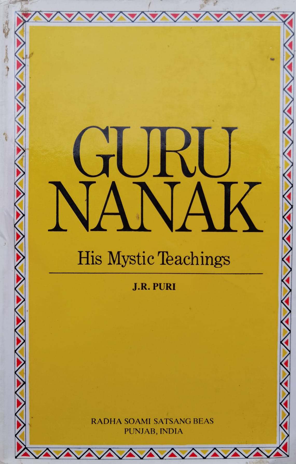 guru nanak (prima editie)                                                                            j. r. puri                                                                                          