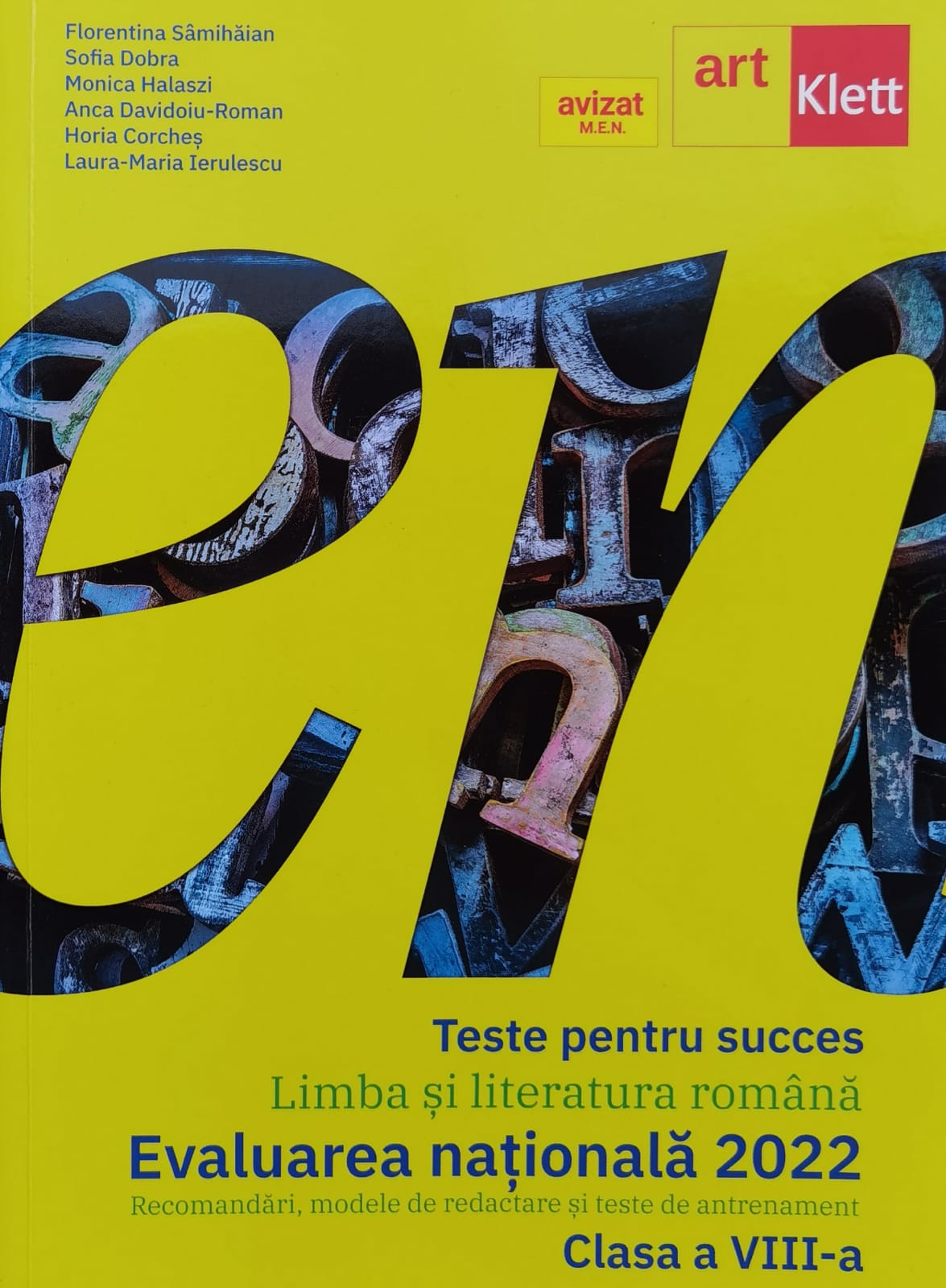 teste pentru succes  limba si literatura romana evaluarea nationala 2022                             colectiv                                                                                            