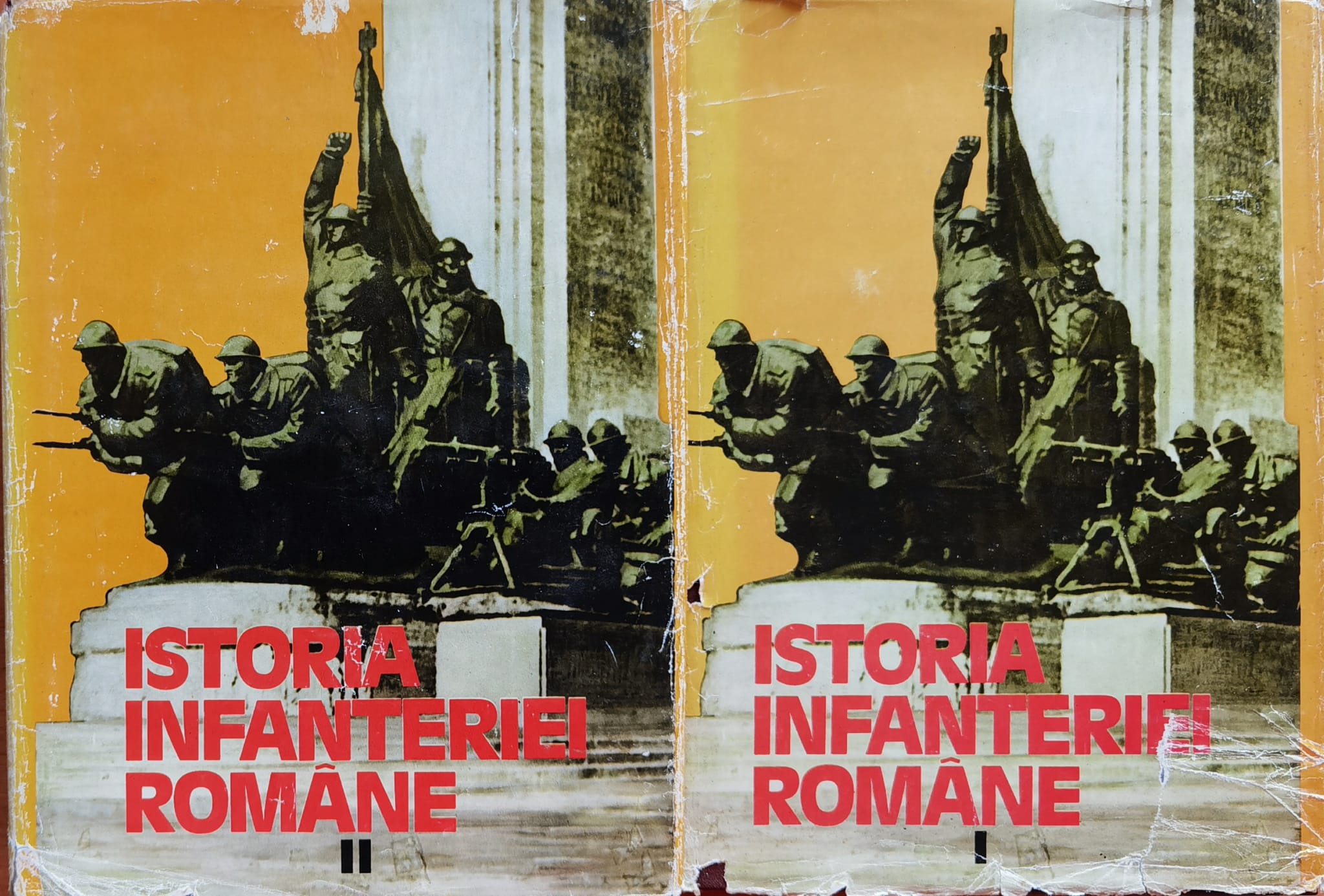 istoria infanteriei romane vol.1-2                                                                   gh.romanescu gh.tudor m.cucu i.popescu                                                              