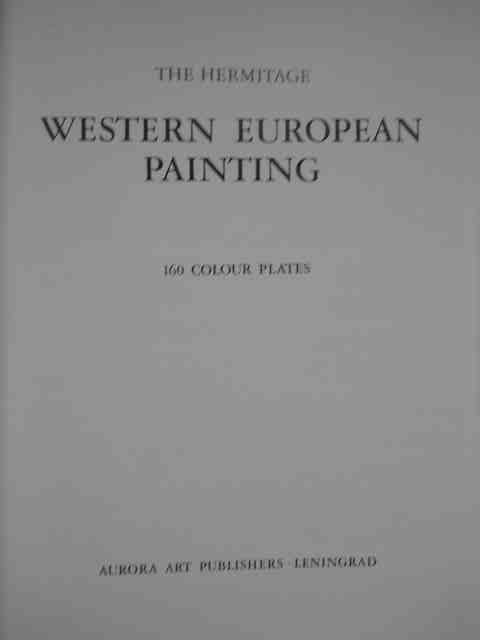 the hermitage western european painting                                                              colectiv                                                                                            