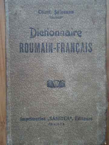 DICTIONAIRE ROUMAIN-FRANCAIS                                                              ...