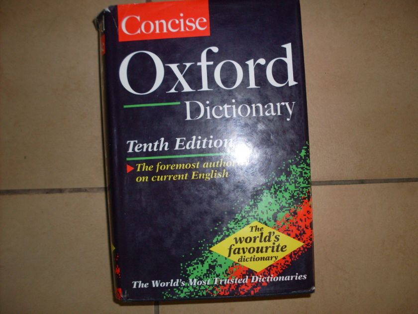 the concise oxford dictionary                                                                        judy pearsall                                                                                       
