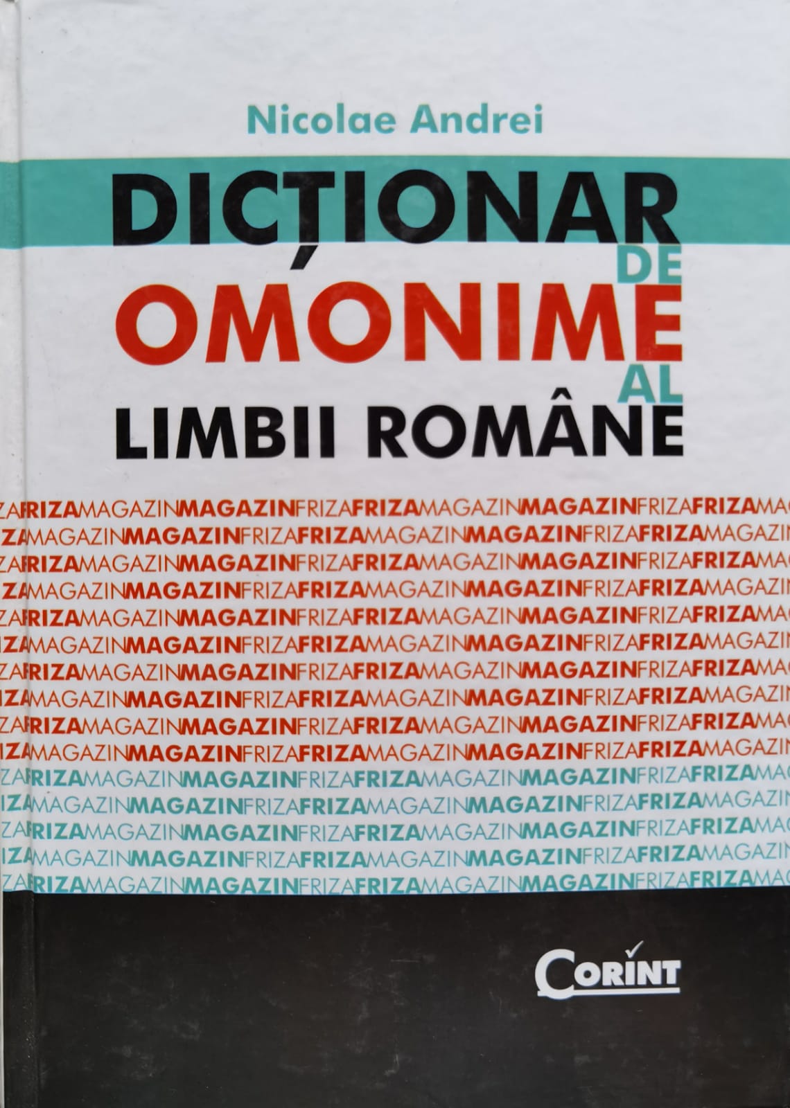 dictionar de omonime al limbii romane                                                                nicolae andrei                                                                                      