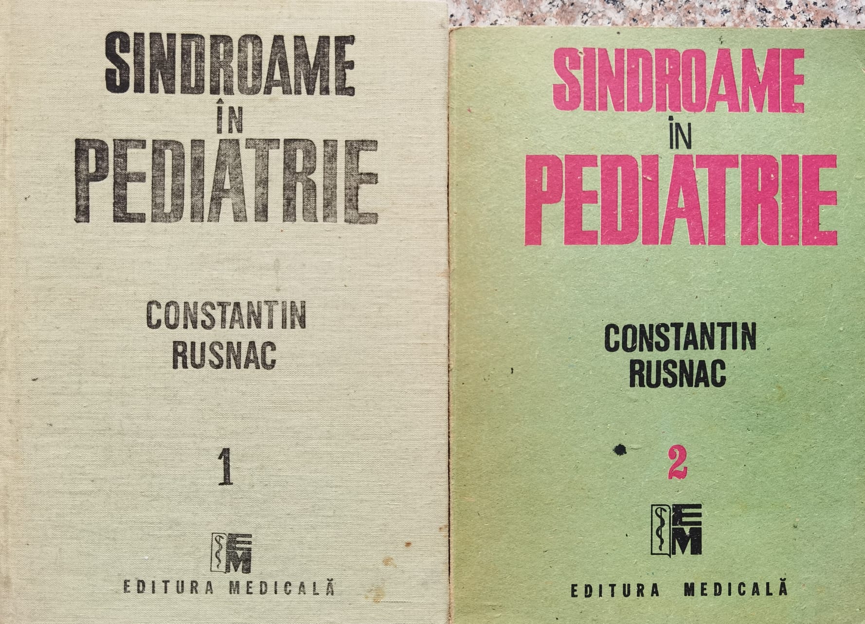 sindroame in pediatrie vol.1-2                                                                       constantin rusnac                                                                                   
