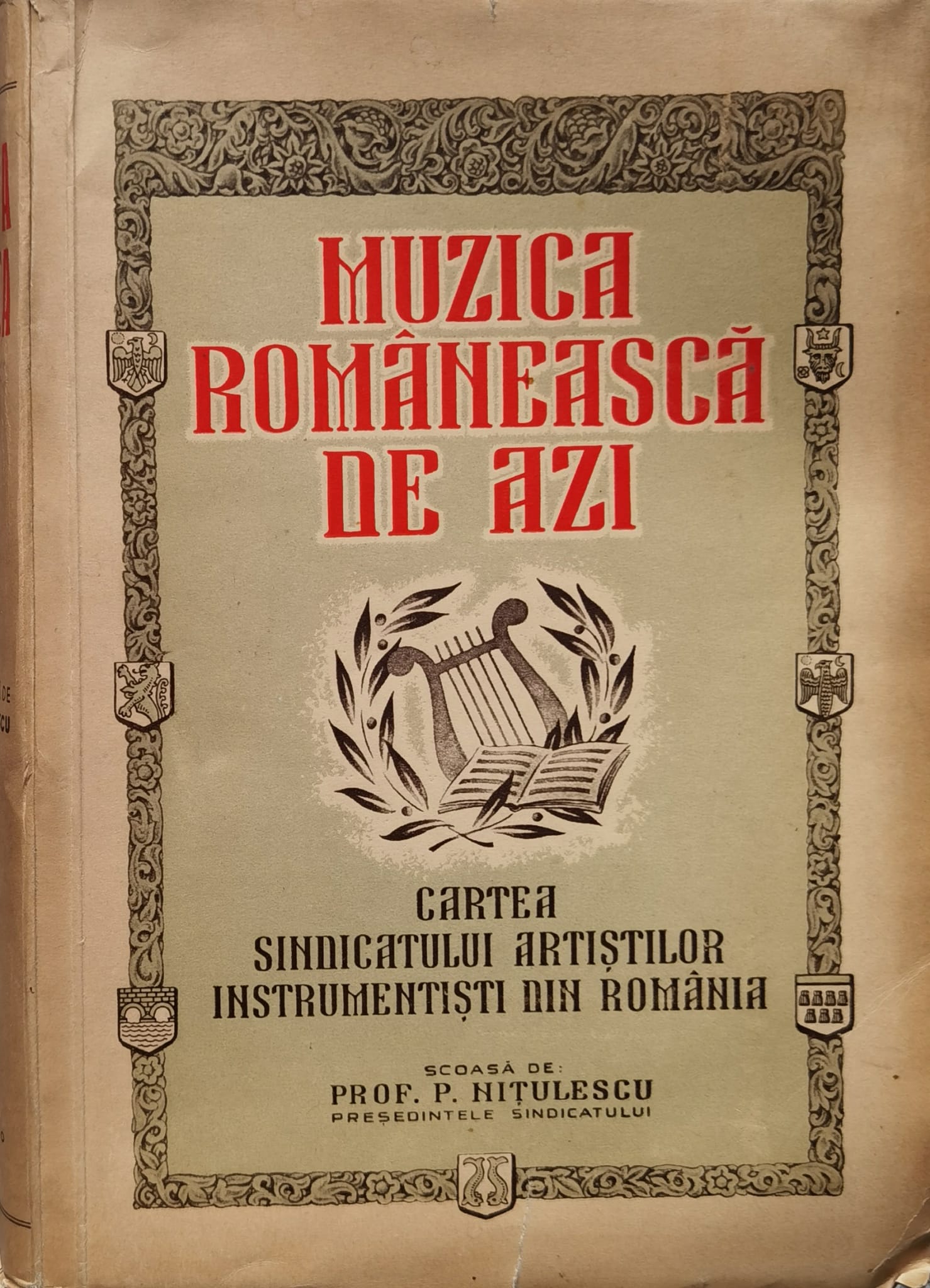 muzica romaneasca de azi                                                                             p. nitulescu                                                                                        