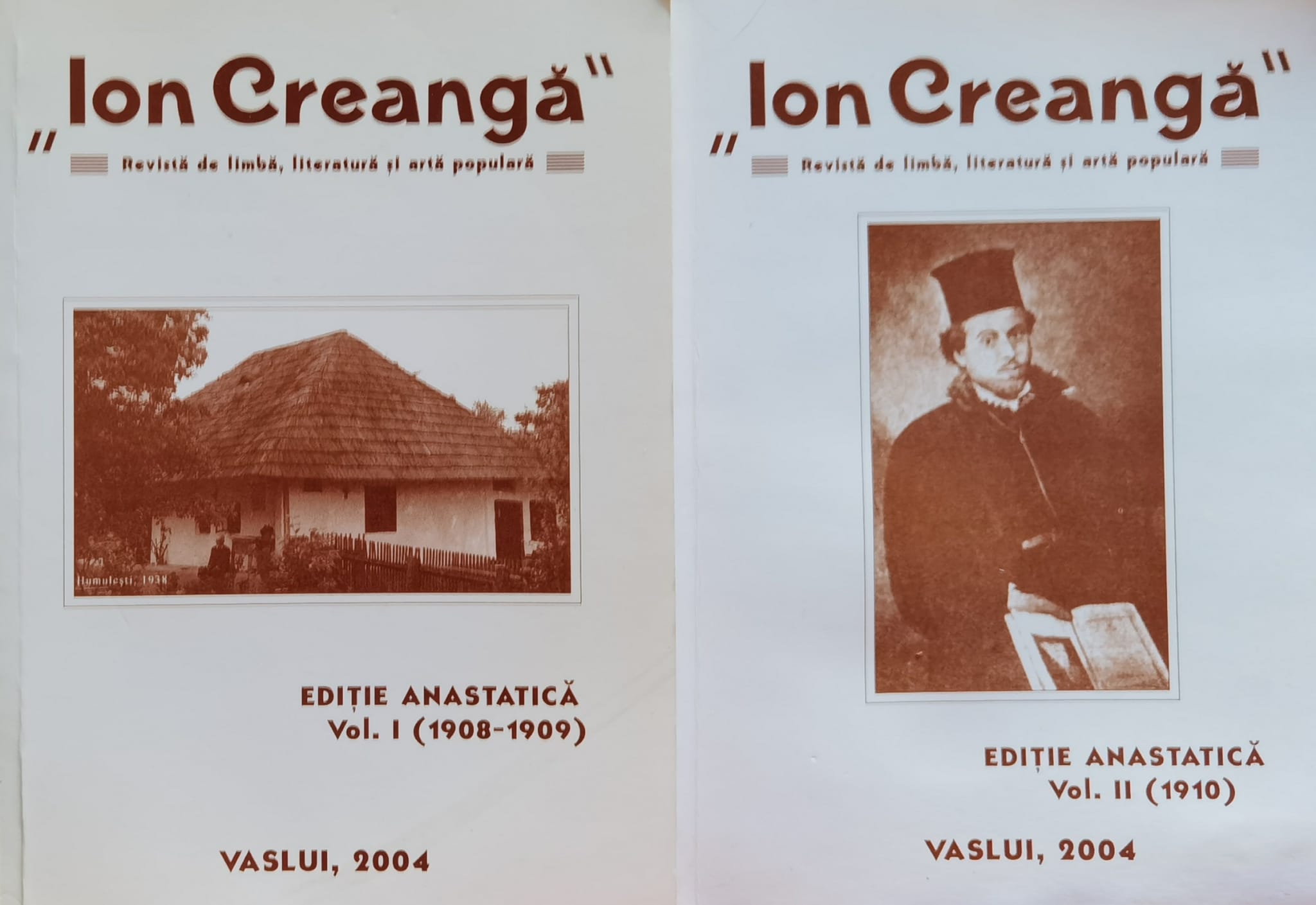 ion creanga . revista de limba, literatura si arta populara vol. 1 -2(editie anastatica)             colectiv                                                                                            