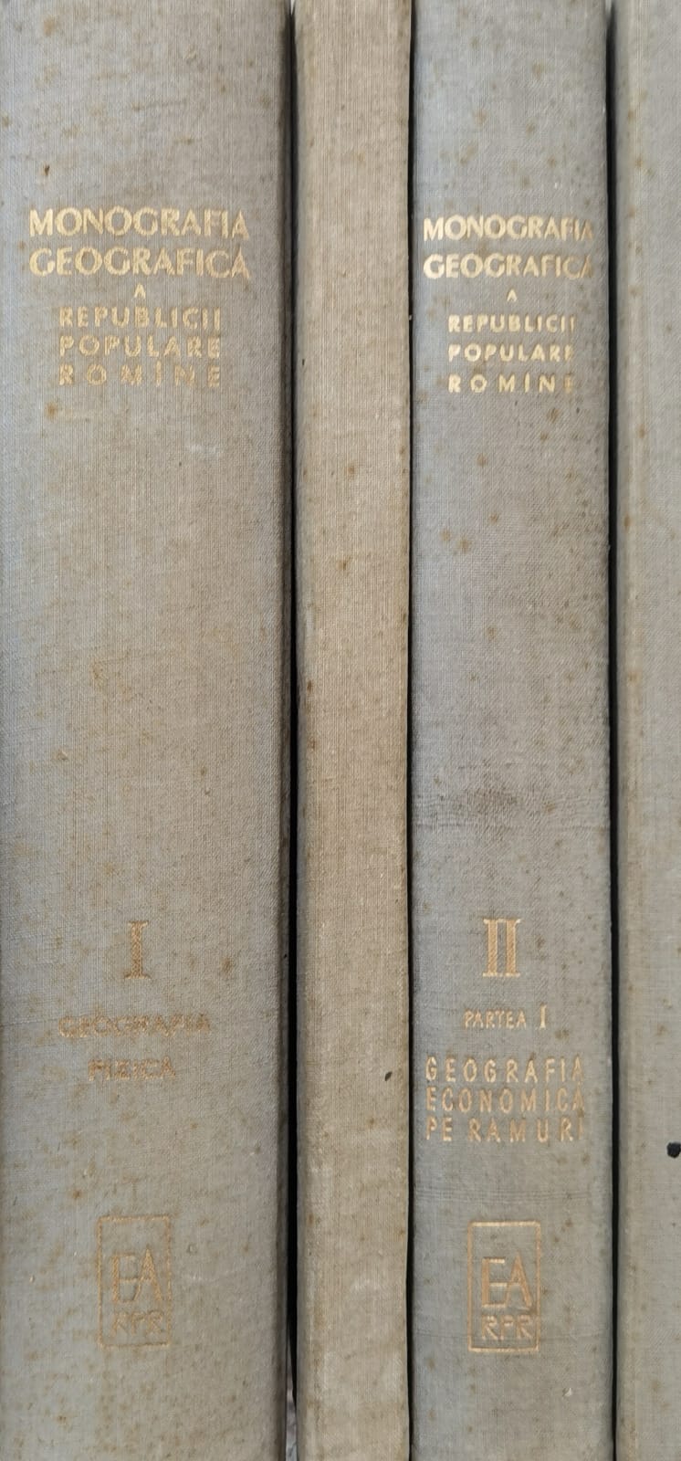 monografia geografica aromaniei vol. 1-4 (set complet)                                               colectiv                                                                                            
