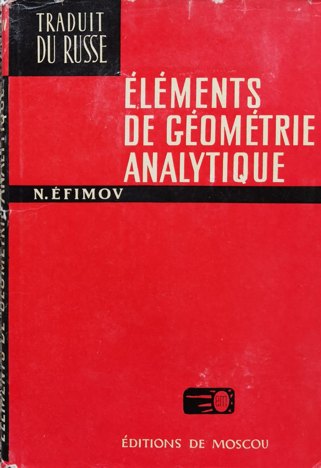 elements de geometrie analytique                                                                     n. efimov                                                                                           